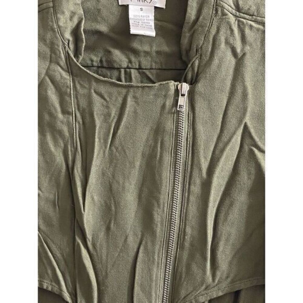 Pinky Shacket Green Full Zip Women's Size Small - Picture 2 of 4